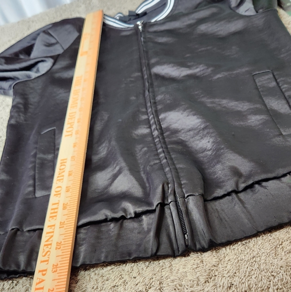 INC International Concepts Women's Satin Track Jacket (Small) - Picture 6 of 12